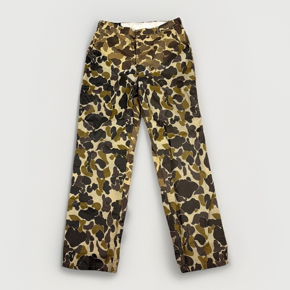 Mount'n Prairie Hunting Pants Mens 36 Brown Duck Camo Vintage Canvas 92 RWH-12N